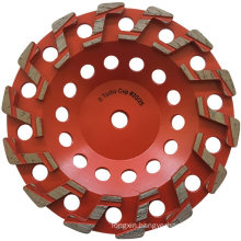 7" Aggressive Grinding Wheel #20/25 Diamond 5/8"-11 Arbor for Concrete and Paint, Epoxy, Mastic, Coating Removal